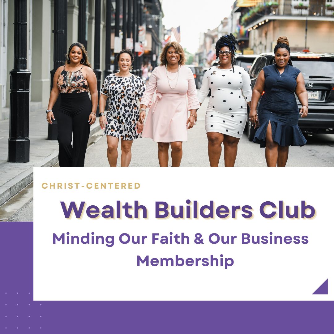 women walking in the street. the Words, Wealth Builders club: Minding our faith and our business membership