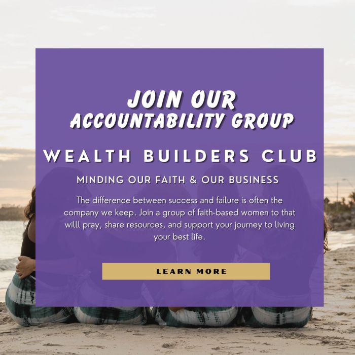 A group of women sitting on the beach. Join our accountability group